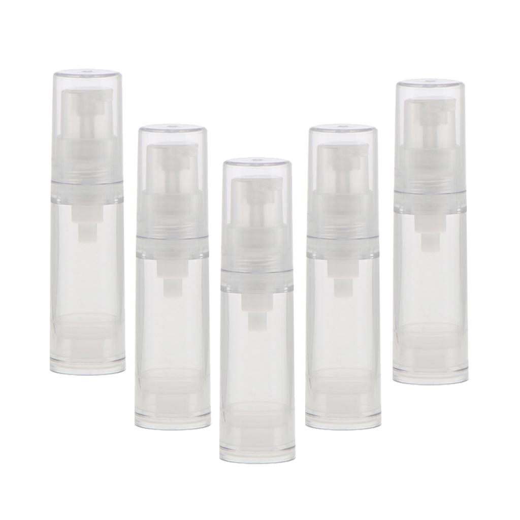 15 Cái 5/8/12 Ml Bơm Báo Chí Trống Ống Đựng Mỹ Phẩm Kem Dưỡng Da Chai Du Lịch