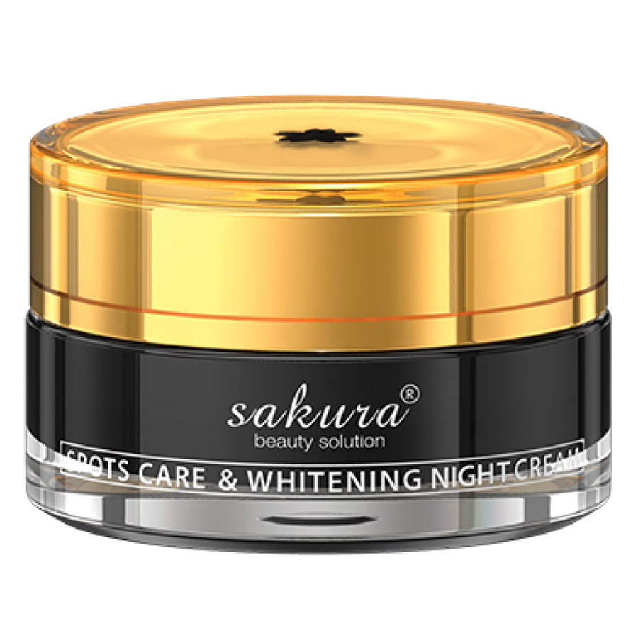 Kem Trị Nám Cao Cấp Sakura Spots Care And Whitening Night Cream (30g)