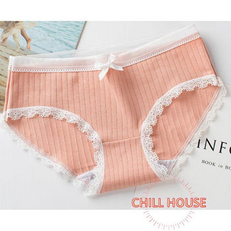 Quần lót cotton gân tăm kháng khuẩn siêu mềm - CHILLHOUSE