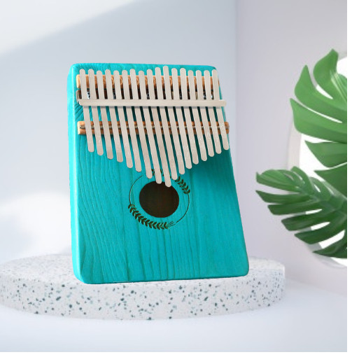 Đàn Kalimba 17 phím gỗ mahagony JC00075-Tặng túi nhung bảo vệ đàn và phụ kiện