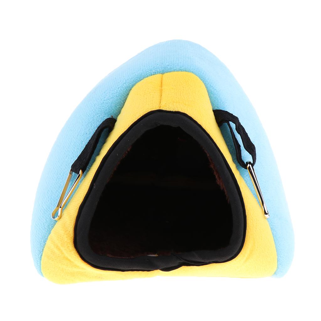 Rabbit Guinea Pig Hamster Cotton House Bed Cute for Small Animals yellow