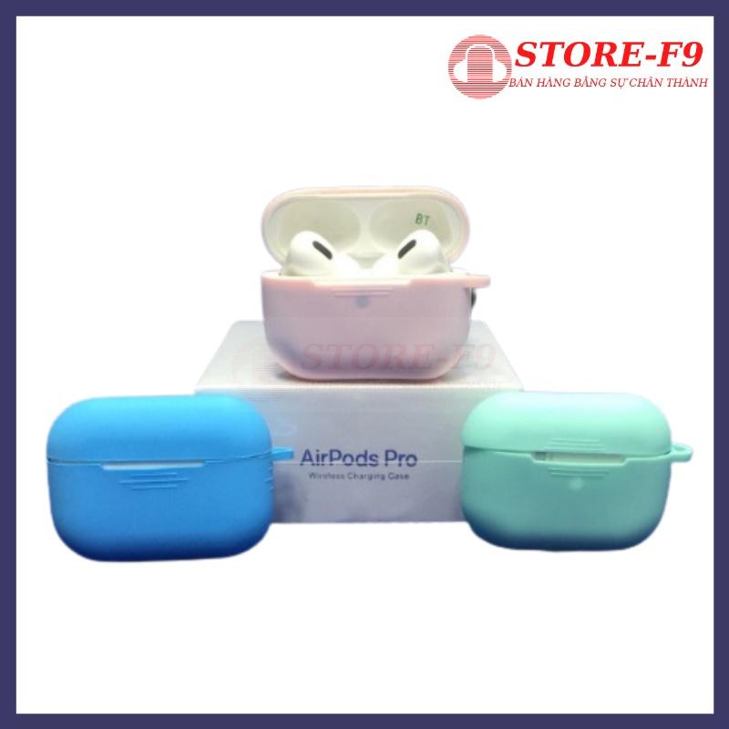 Vỏ Bảo Vệ Bao Đựng bằng cao su kèm móc treo cho Tai Nghe Air pod Pro 3