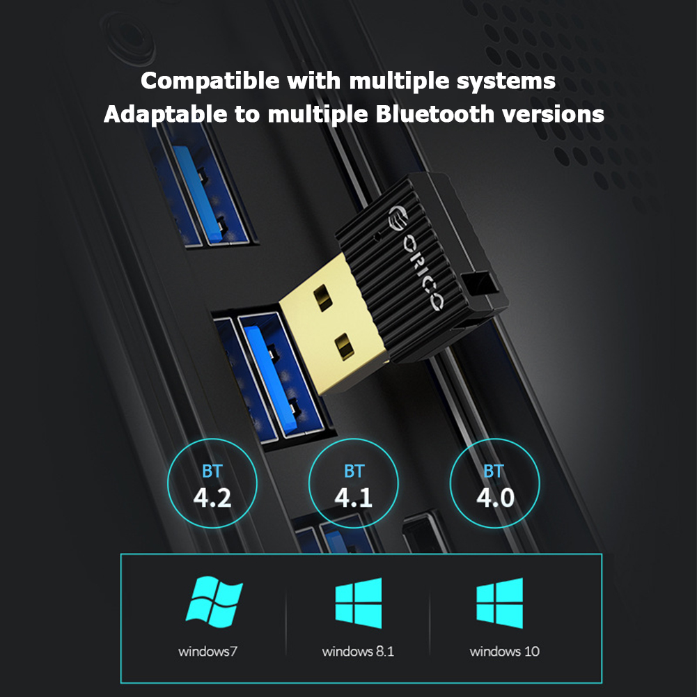 USB Bluetooth 5.0 cho PC - Laptop Orico BTA-508 - Hàng Chính Hãng