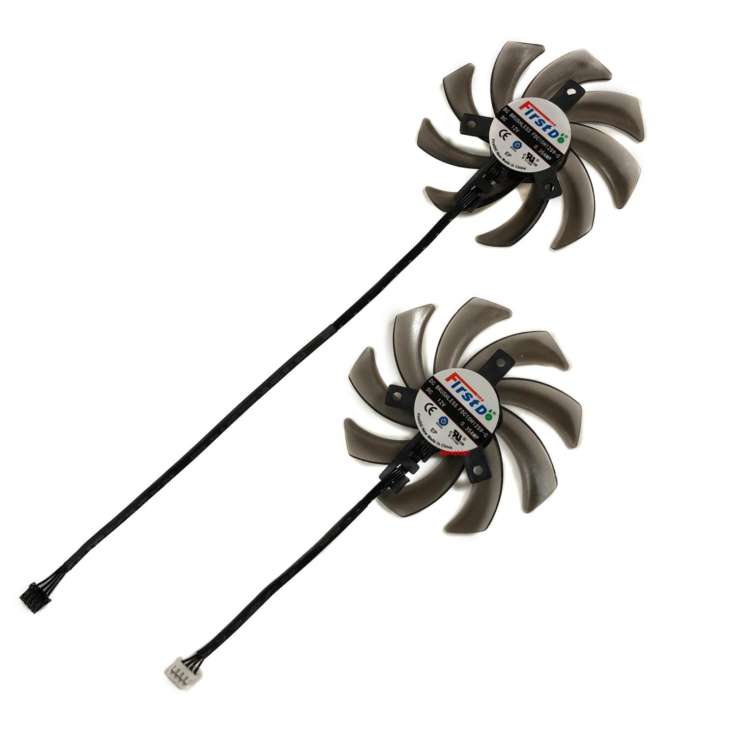 Quạt Card Đồ Họa FDC10H12S9-C, Bộ Làm Mát GPU RTX 2080 2070 2060, Dành Cho Palit RTX2060 RTX2070 RTX2080 GamingPro Thay Thế OC Kép