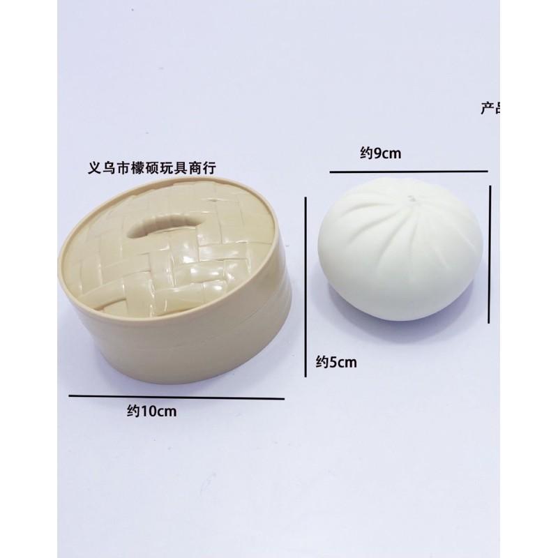 Squishy bánh bao mềm dẻo đồ chơi cầm tay bóp giúp xả stress chất liệu TPR an toàn sức khỏe