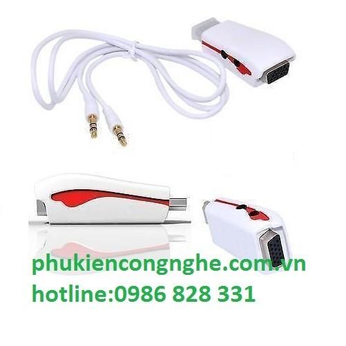 Đầu Chuyển HDMI Sang VGA Có Audio cao cấp