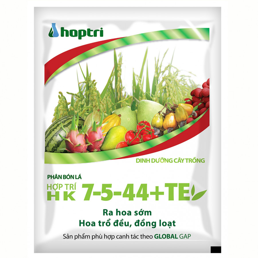 Phân bón lá Hợp trí HK 7-5-44-TE kích thich ra hoa