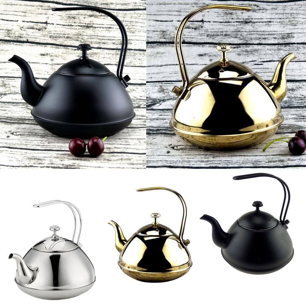 2L Whistling Tea Kettle with Handle Stainless Steel Teapot for Stovetops