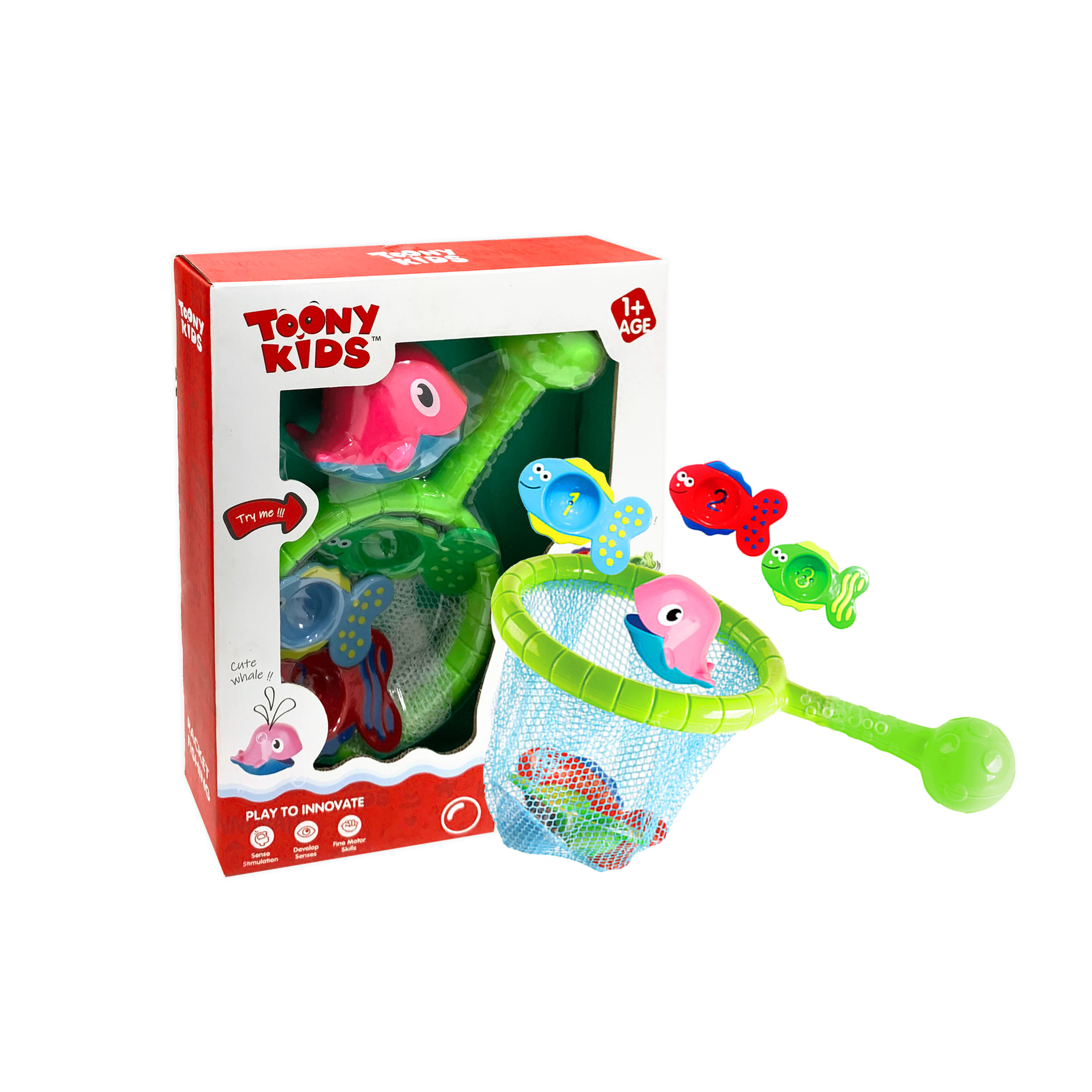 TOONY KIDS -  ĐỒ CHƠI NHÀ TẮM CÁ HEO - RACKET FISHING