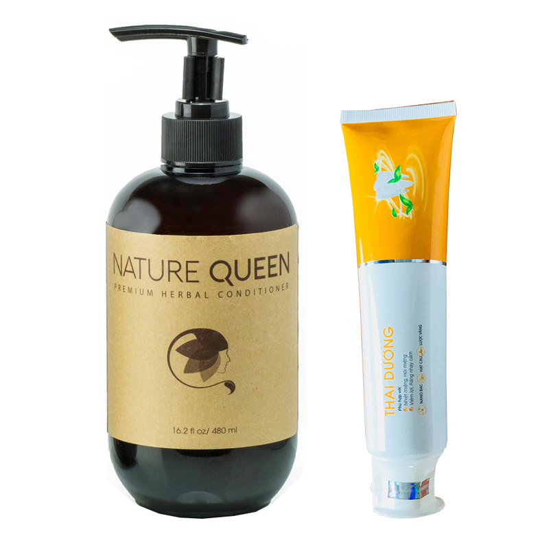 Dầu xả Nature Queen 480ml - Tặng Kem Đánh Răng