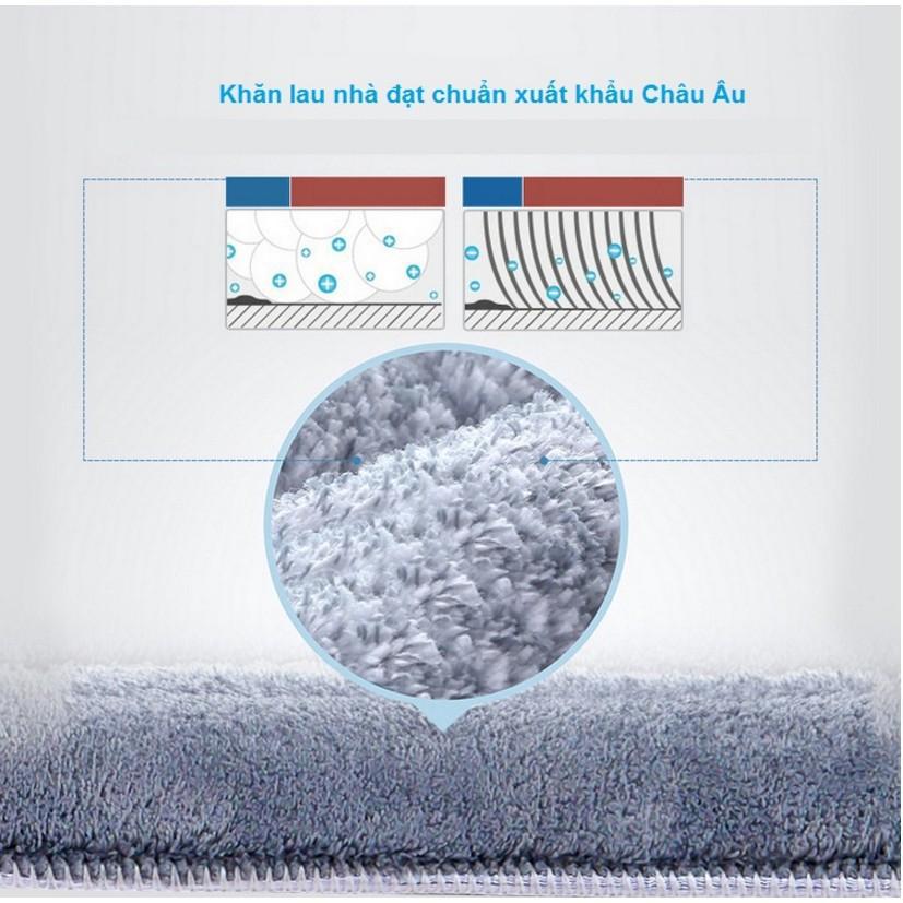 Cây lau nhà vắt nhanh thông minh 360 độ + tặng thêm 1 bông lau