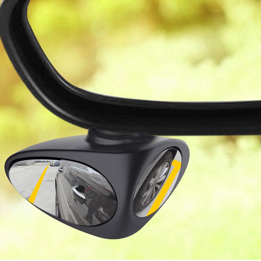 Waterproof Mirror - 2 in 1 Car Blind Spot Mirror Wide Angle Mirror 360 Rotation Adjustable Convex Rear View Mirror View Front Wheel Car Mirror