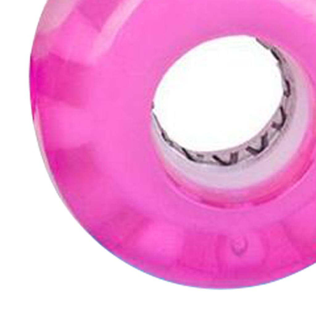 Luminous Skateboard Wheels,4PCs/Set Light up Skateboard Wheels Quad Roller Skate/Skateboard Wheels for Double Row Skating and Longboard