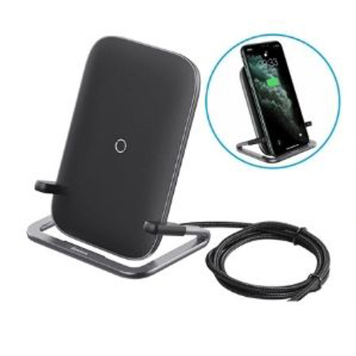 Đế Để Điện Thoại Tích Hợp Sạc Không Dây Baseus WXPG-01, Sạc Nhanh Chuẩn Qi 15w Cho Các Dòng Smartphone, An Toàn, Tiện Lợi, Giá Đỡ Chắc Chắn - Hàng Chính Hãng