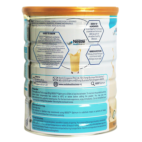 Sữa Nestlé Boost Optimum 400g