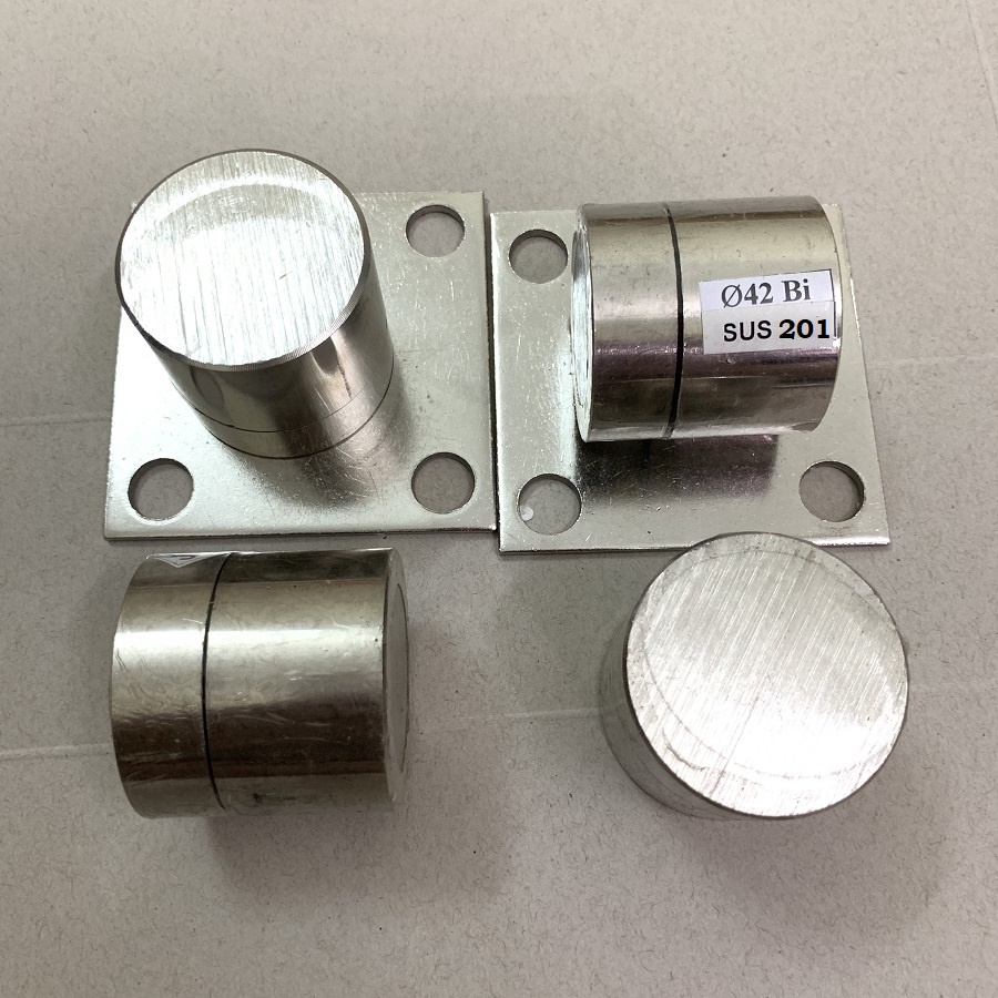 Bản lề cối xoay cửa cổng chịu lực - Chất liệu Inox 201 Ø42  - Dùng cho cửa 2 cánh