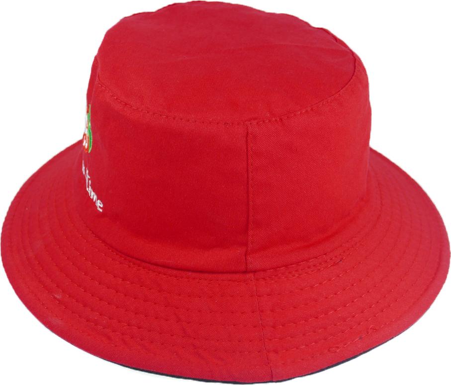 Nón bucket nam nữ thời trang đội được 2 mặt độc đáo Summer Time hình quả dâu tây đẹp mắt