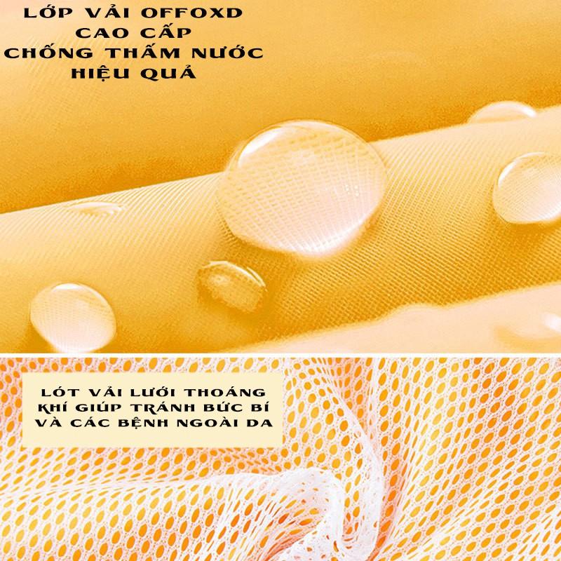 Áo mưa ong vàng cho chó 2 lớp offoxd và lớp lưới thoáng khí chất liệu cao cấp