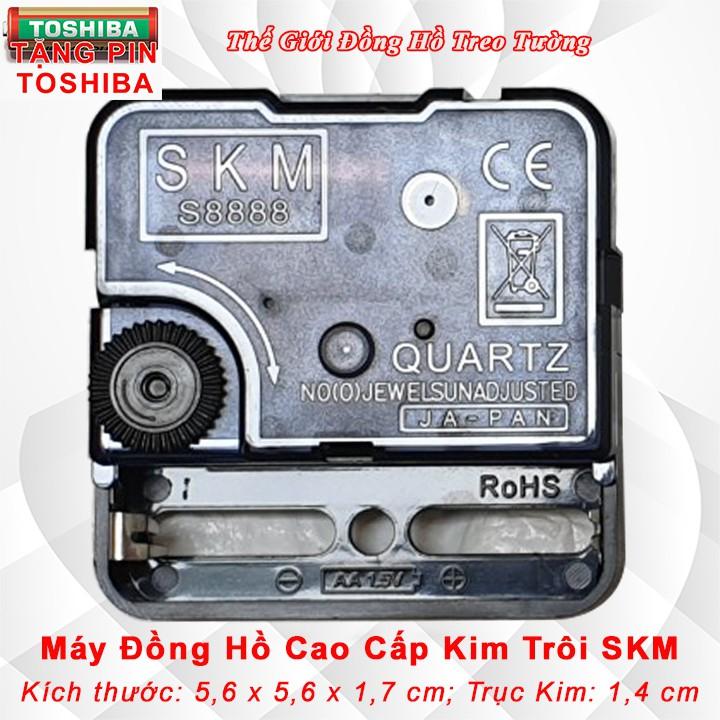 Máy Đồng Hồ KIM TRÔI SKM S8888 – Tặng Pin Và Bộ KIM HOA VĂN