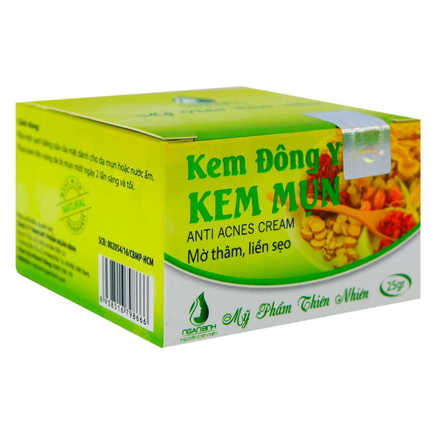 Kem Đông Y giảm Mụn Anti Acnes Cream (25g)