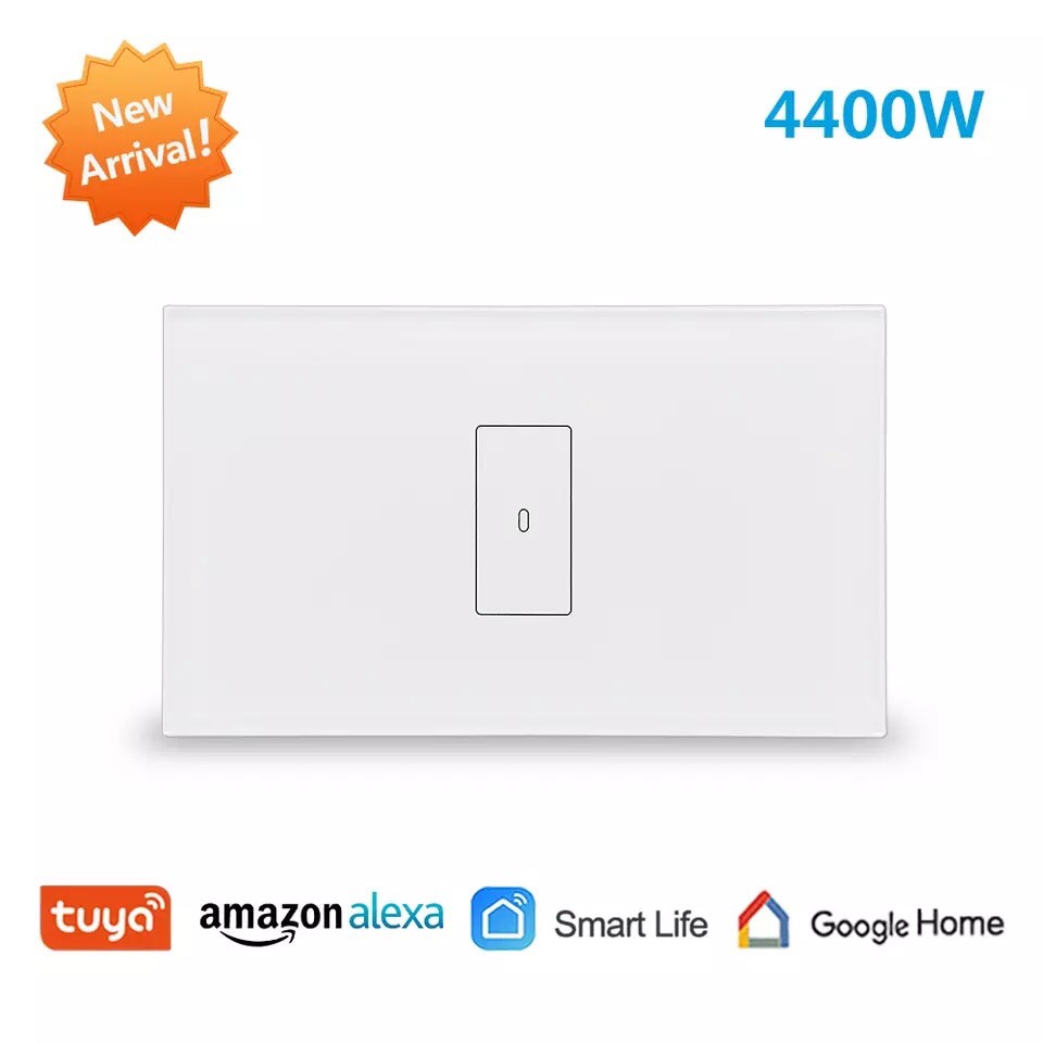 Công tắc cảm ứng wifi điều khiển bình nóng lạnh từ xa qua điện thoại 20A DK Home sử dụng app Tuya Smartlife hẹn giờ bật tắt Hàng Nhập khẩu