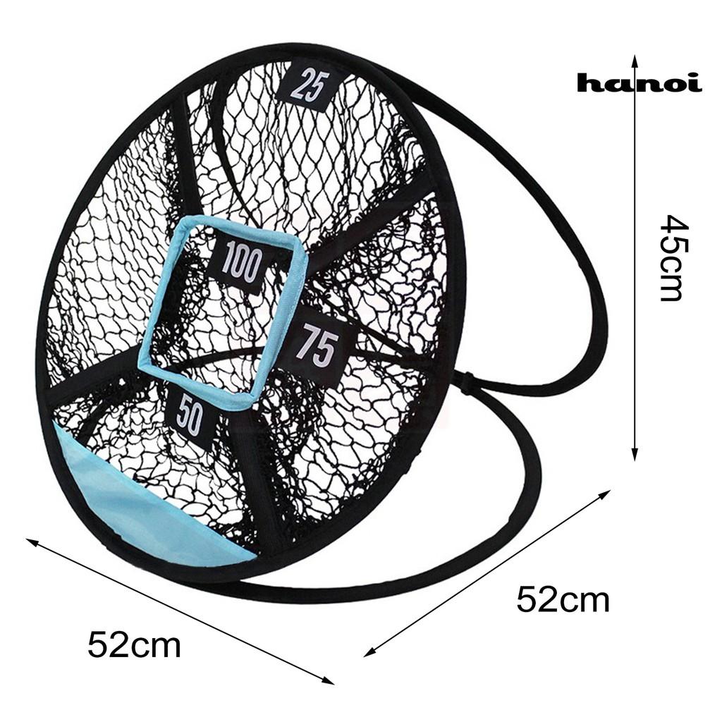 Golfer Indoor Outdoor Chipping Pitching Cage Mat Practice Net Golf Training Aid