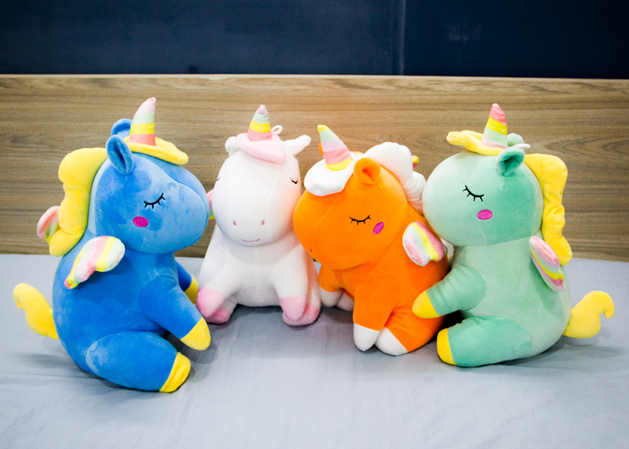 Thú nhồi bông Ngựa Một Sừng Unicorn size 30cm BA00097