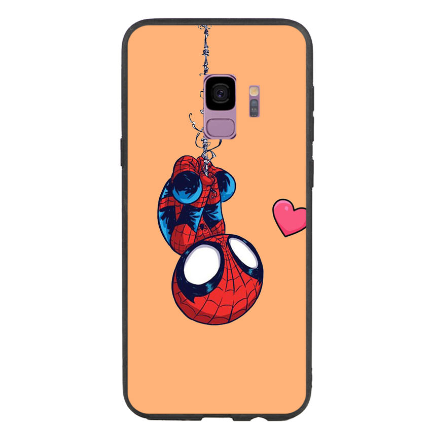 Ốp Lưng Viền TPU cho điện thoại Samsung Galaxy S9 - Spiderman 02