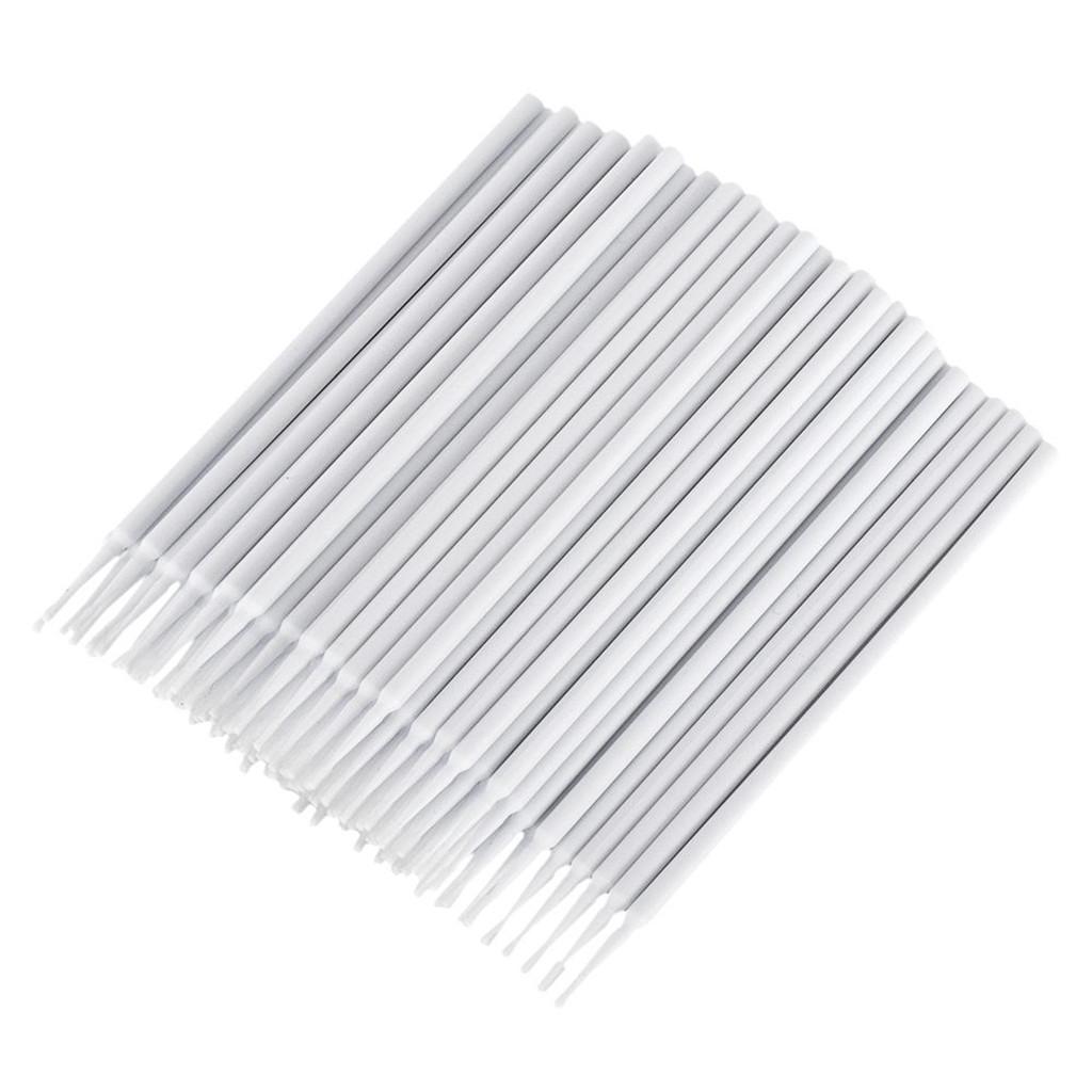 100 Cái Bàn Chải Siêu Nhỏ Tăm Bông Hình Xăm Microblading Applicator Dùng Một Lần
