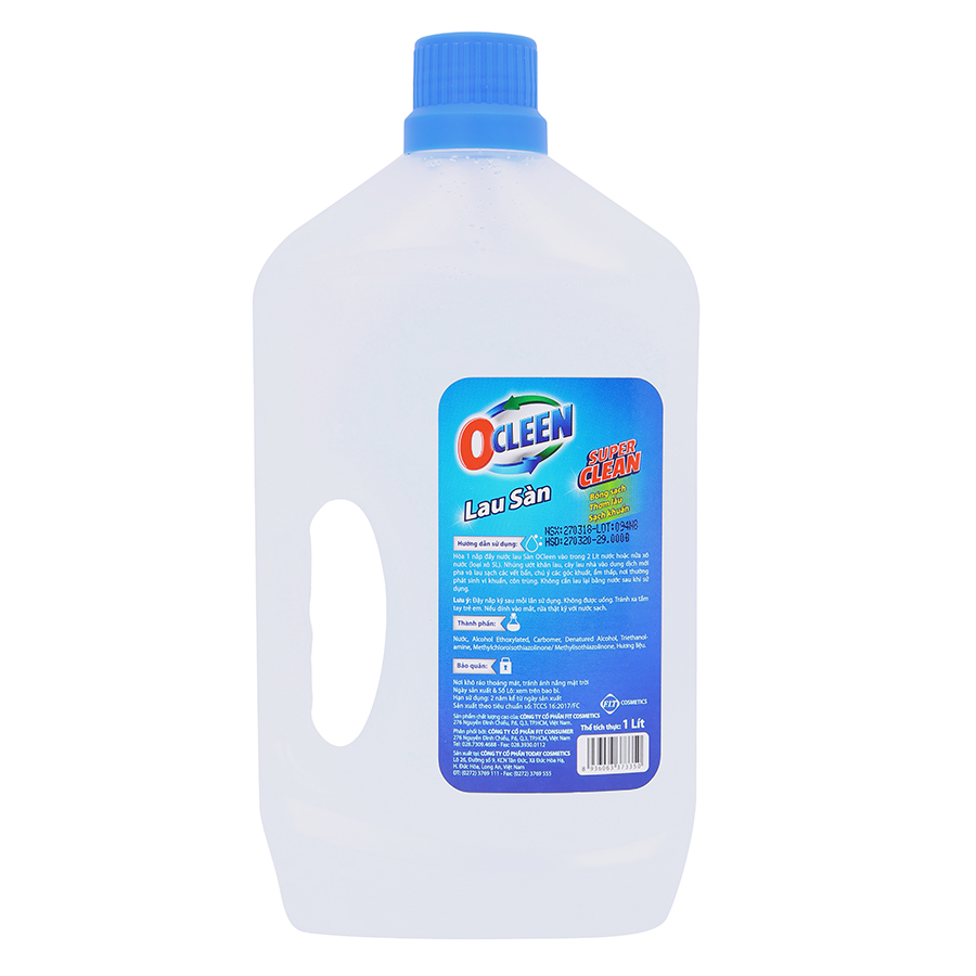 NƯỚC LAU SÀN OCLEEN 1L
