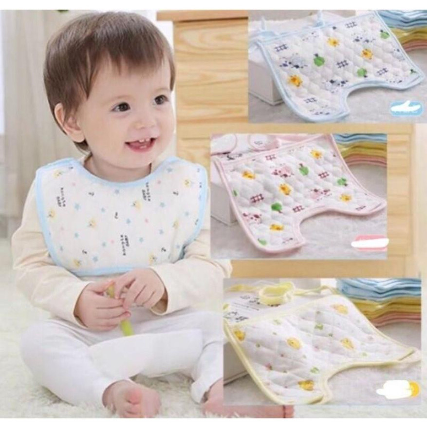 Yếm cho bé CHỐNG GIẰNG 6 lớp xô bamboo, yếm sơ sinh, yếm dãi, yếm cotton, đồ dùng cho bé sơ sinh