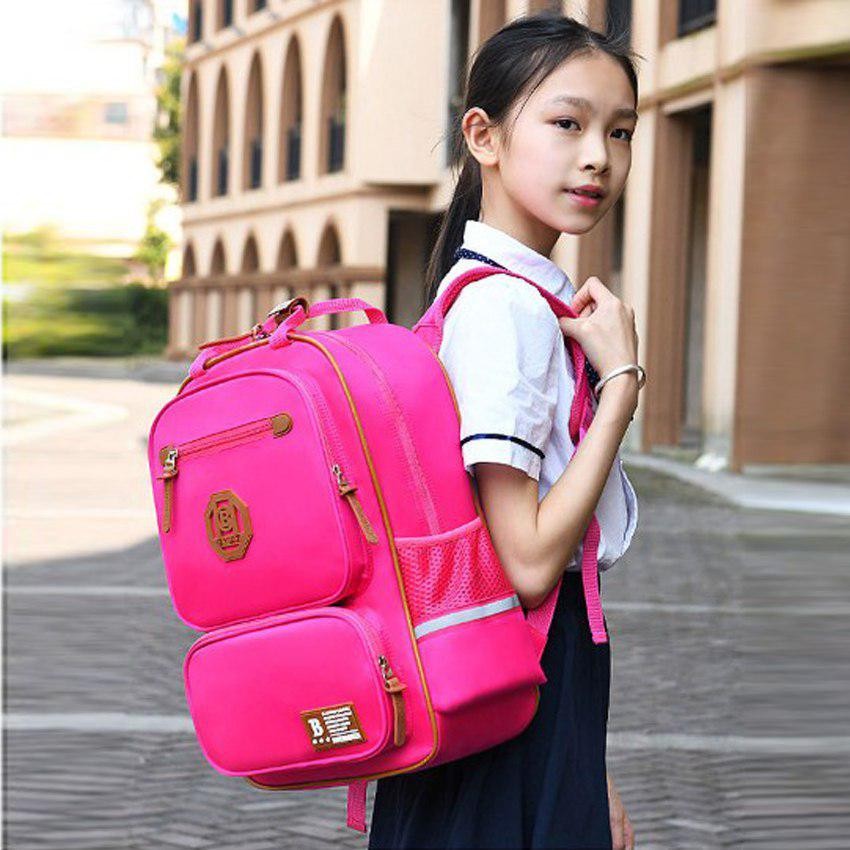 Balo học sinh Zhihuiwangzi đáng yêu cho bé gái (hồng)
