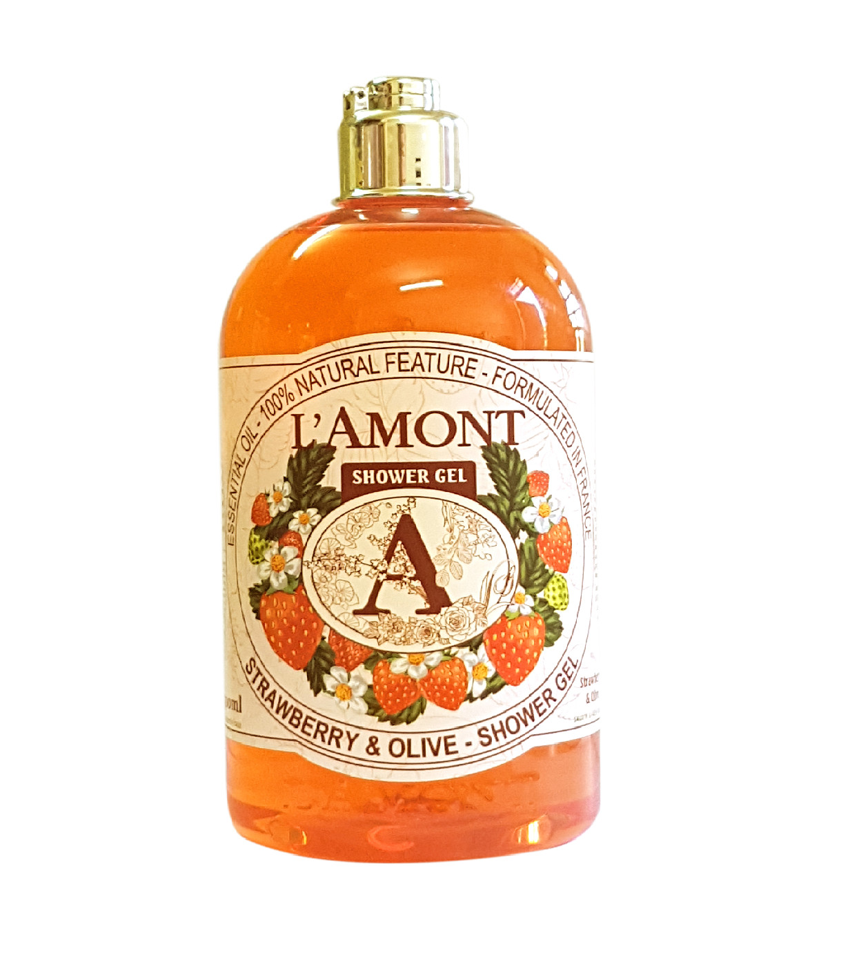 Sữa Tắm L'amont En Provence Strawberry Shower Gel - Hương Dâu 500ml