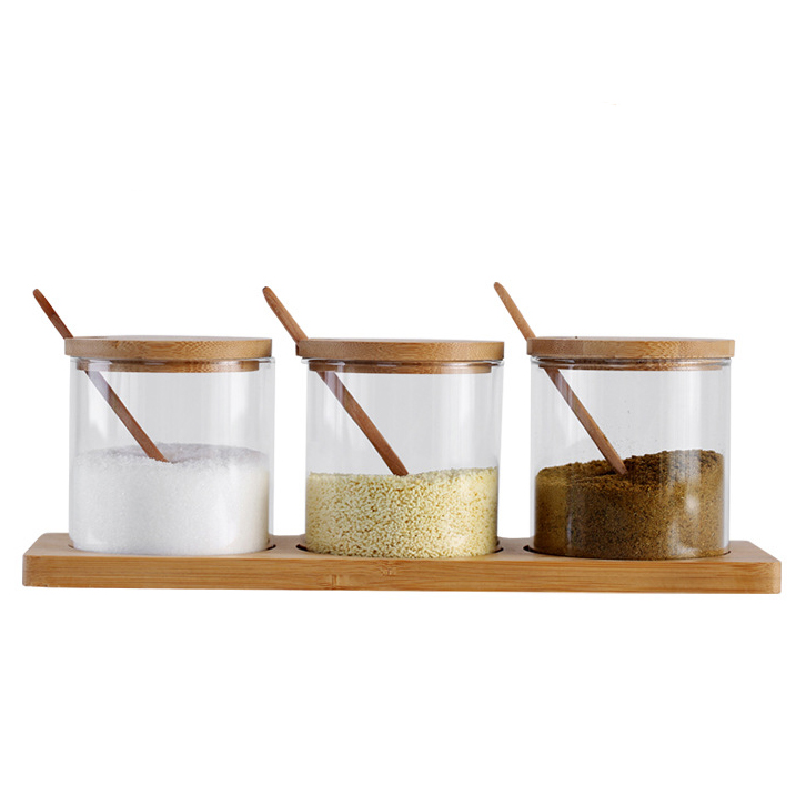 Hộp Đựng Gia Vị Thủy Tinh Sang Trọng, Giá Rẻ, Bền, Đẹp, Tiện Lợi Blackinner - Hàng Chính Hãng