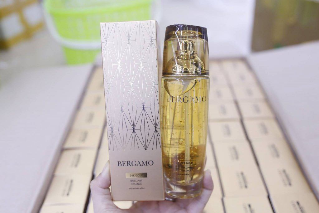 Tinh Chất Dưỡng Da Bergamo Essence 110ml + Tặng Kèm 1 Túi Lưới Rửa Mặt Tạo Bọt