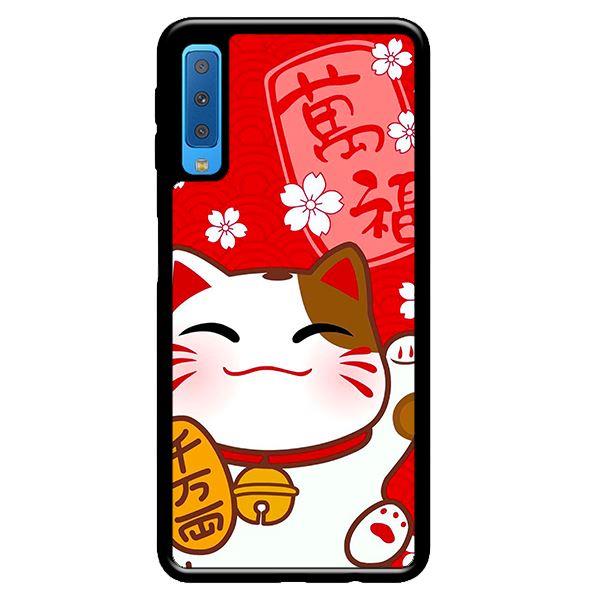 Ốp in cho Samsung Galaxy A70 Mèo Cười - Hàng chính hãng