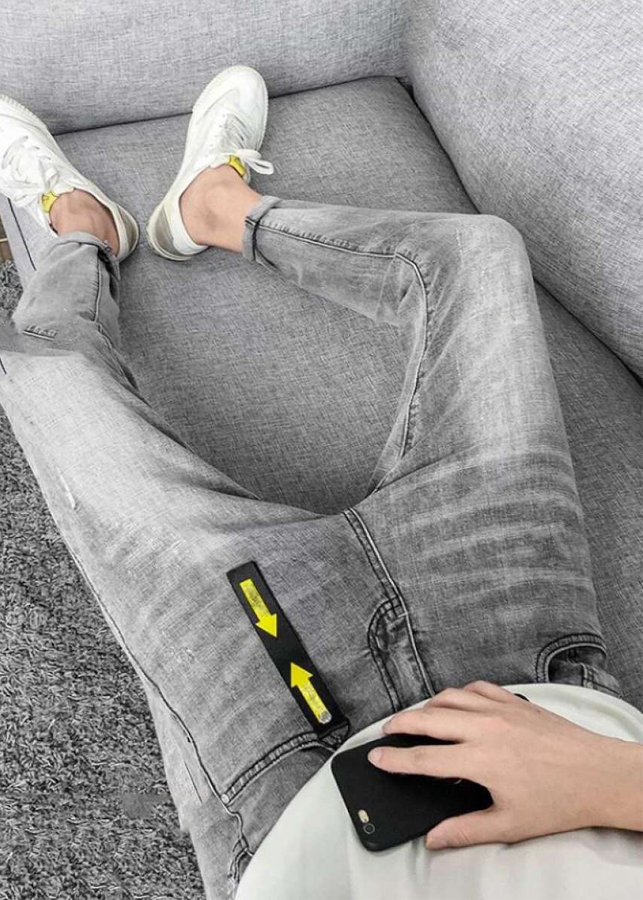 Quần Bò Nam Ghi Xám Hàn Quốc JEANXAM50 - Jean Xám