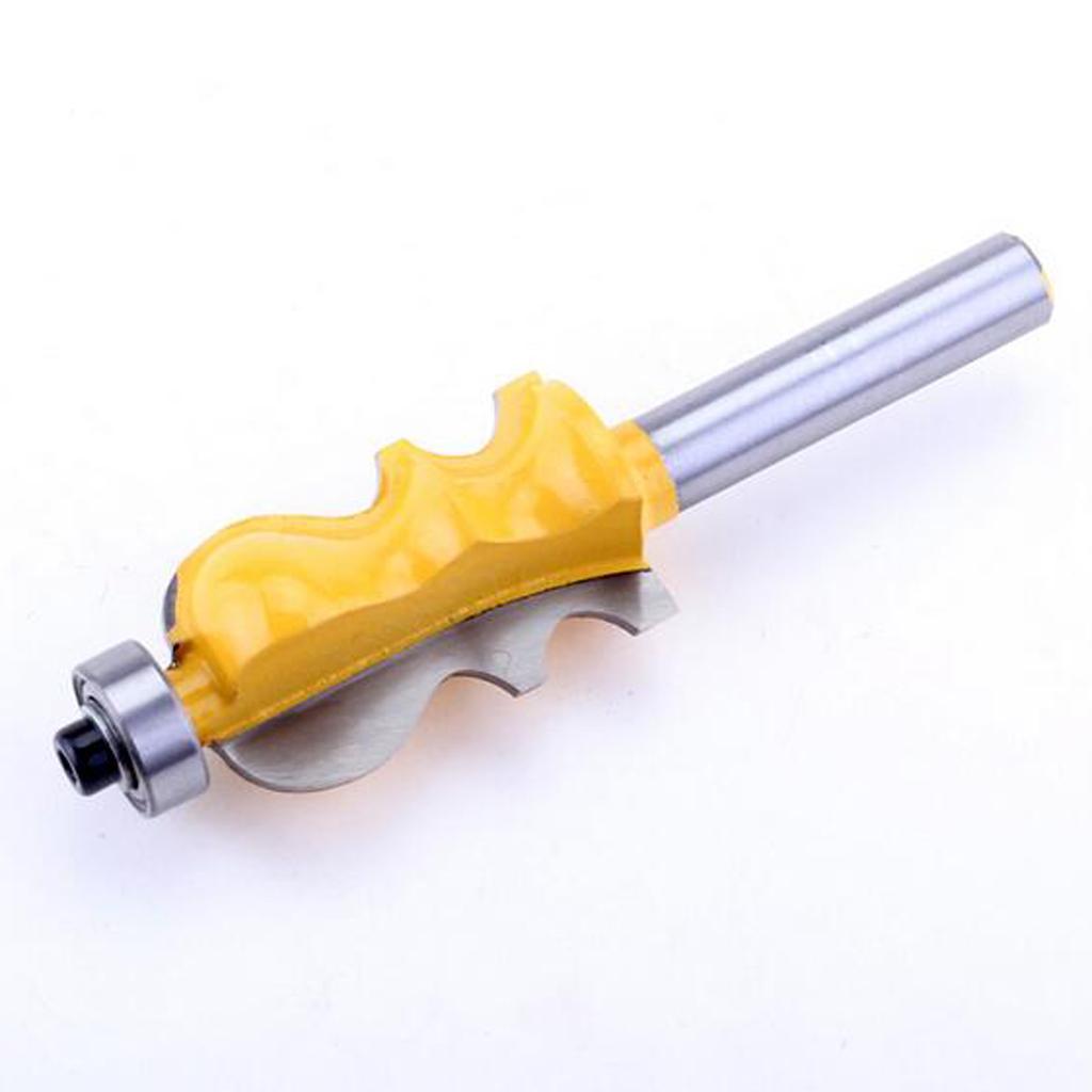 8mm Shank Molding Router Bit 3/16 Inch Cutting Depth 1-3/8'' Cutting Length