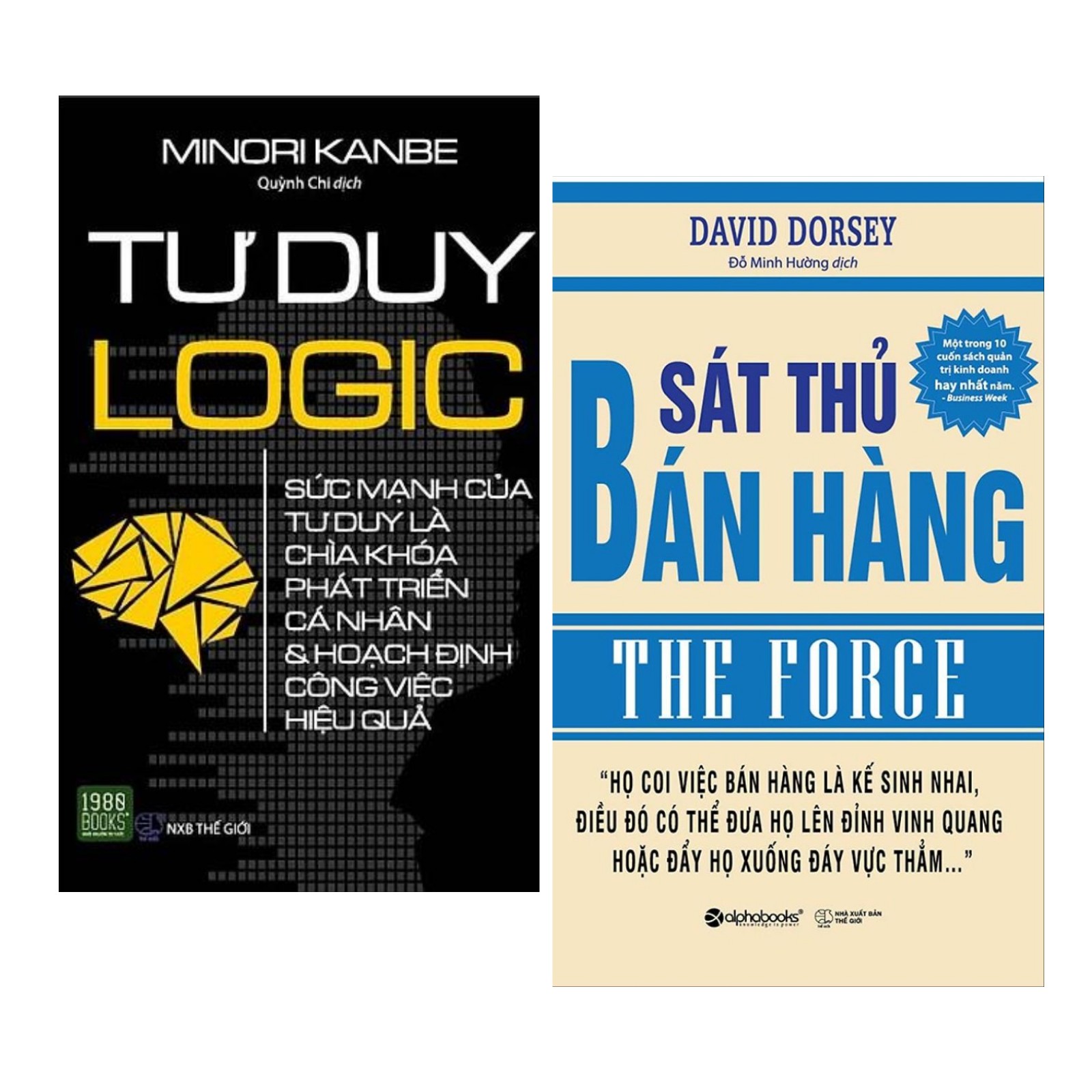 Combo Sách Kinh Tế: Sát Thủ Bán Hàng + Tư Duy Logic -