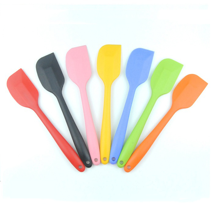 Cây vét bột spatula silicon đúc 21cm (phới silicon)