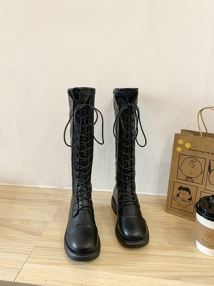 Giày bốt cổ cao thiết kế thời trang dành cho nữ