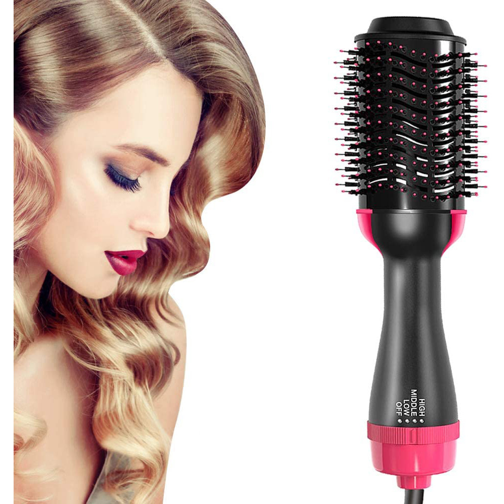 3 IN 1 One Step Hair Dryer Volumizer Electric Blow Dryer Hot Air Brush Hair Straightener Curler Comb Hair Dryer And Styler