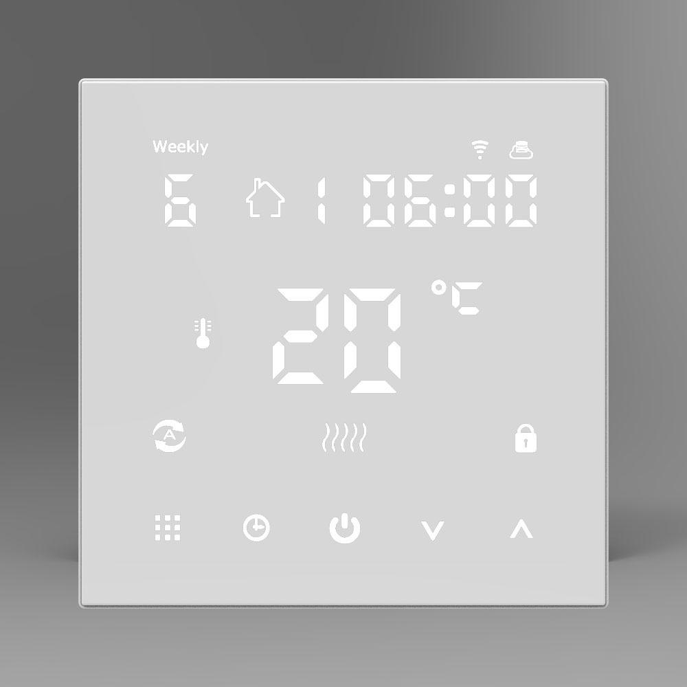 Bộ Điều Khiển Nhiệt Độ Thông Minh Hy607 Màn Hình Kỹ Thuật Số Lcd Điện Thoại App Wifi Giọng Nói