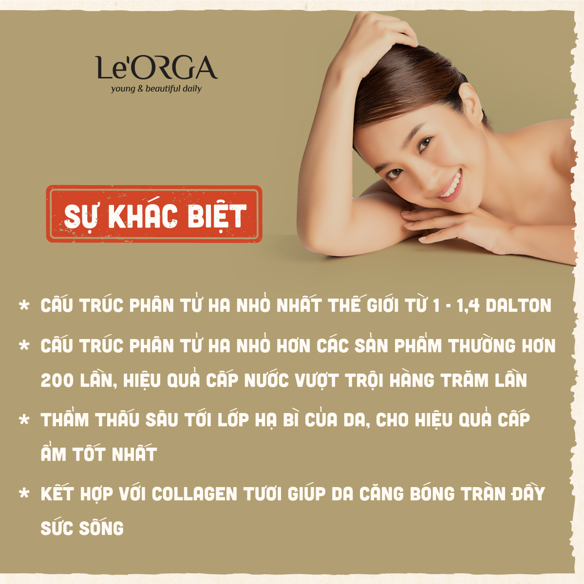 Serum cấp ẩm Le'Orga - HA Collagen 10ml.