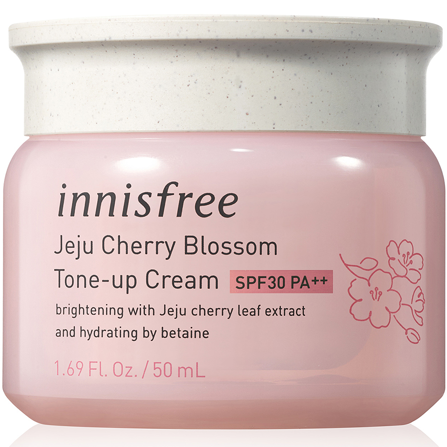 Kem dưỡng ẩm làm sáng chống nắng cho da innisfree Jeju Cherry blossom Tone-up cream SPF30 PA++ 50ml - 131172154