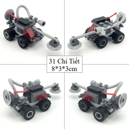 Bộ Sưu Tập Đồ Chơi Lego 14 Mẫu Xe Quân Sự 001