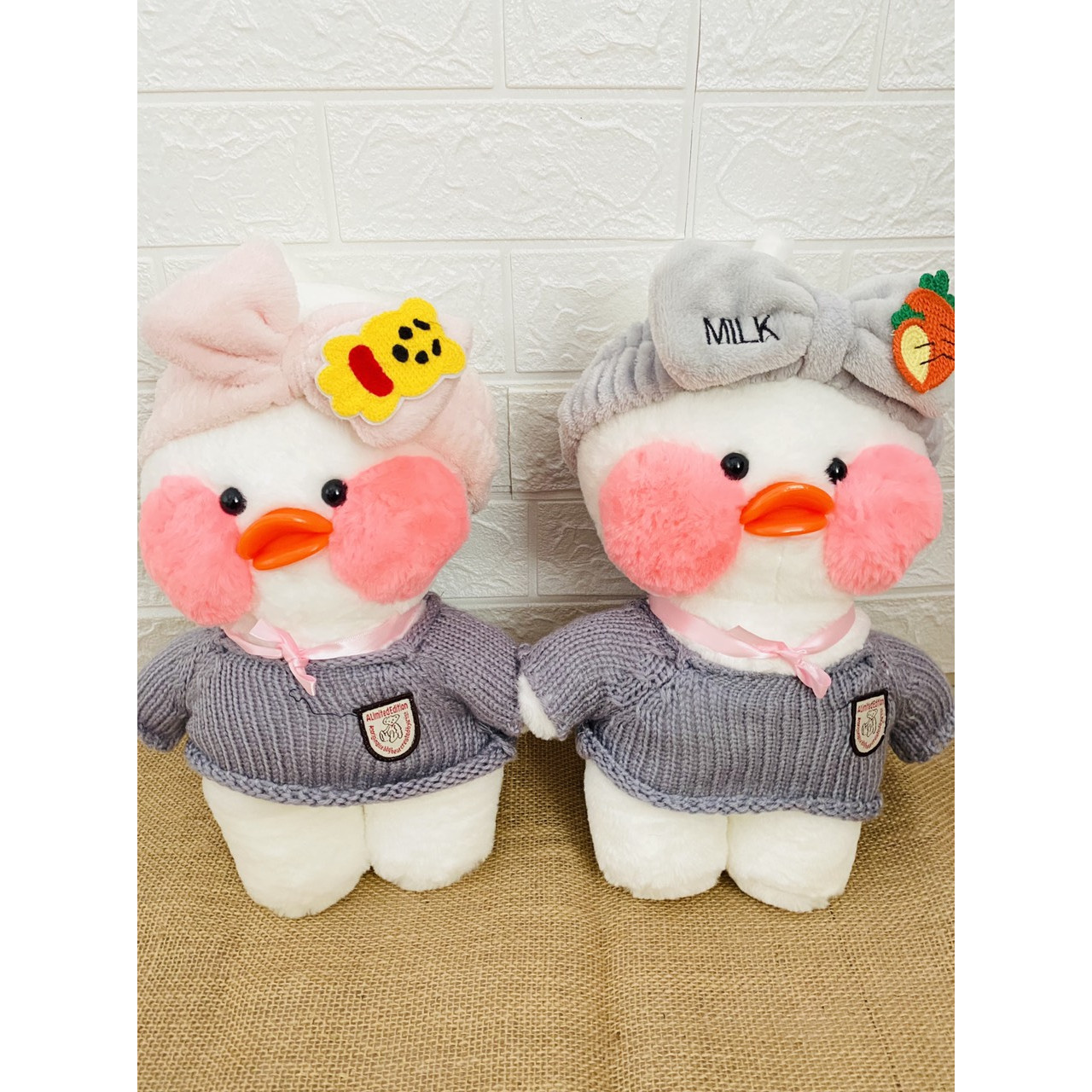 Vịt Má Hồng Lalafanfan Cao 39 cm mẫu AT02