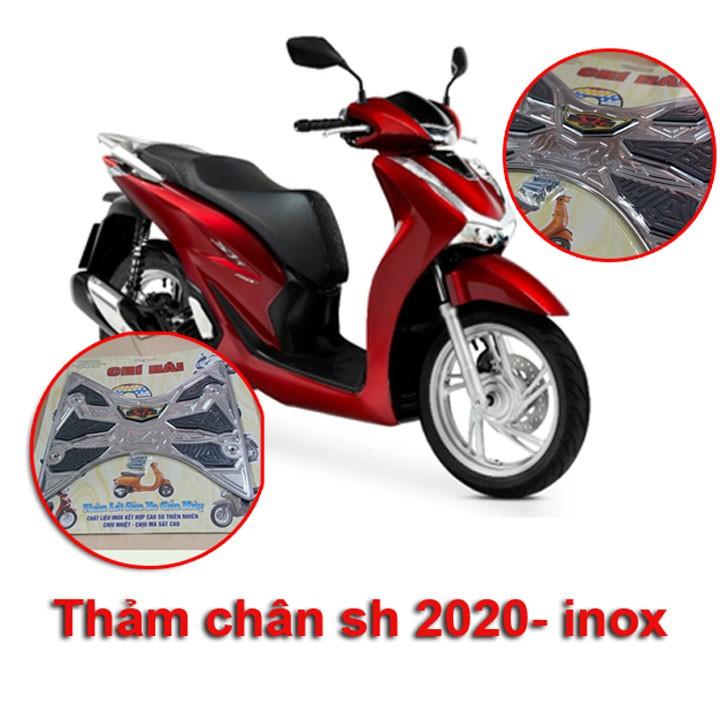 Thảm chân inox xe máy SH2020- đến SH 2023