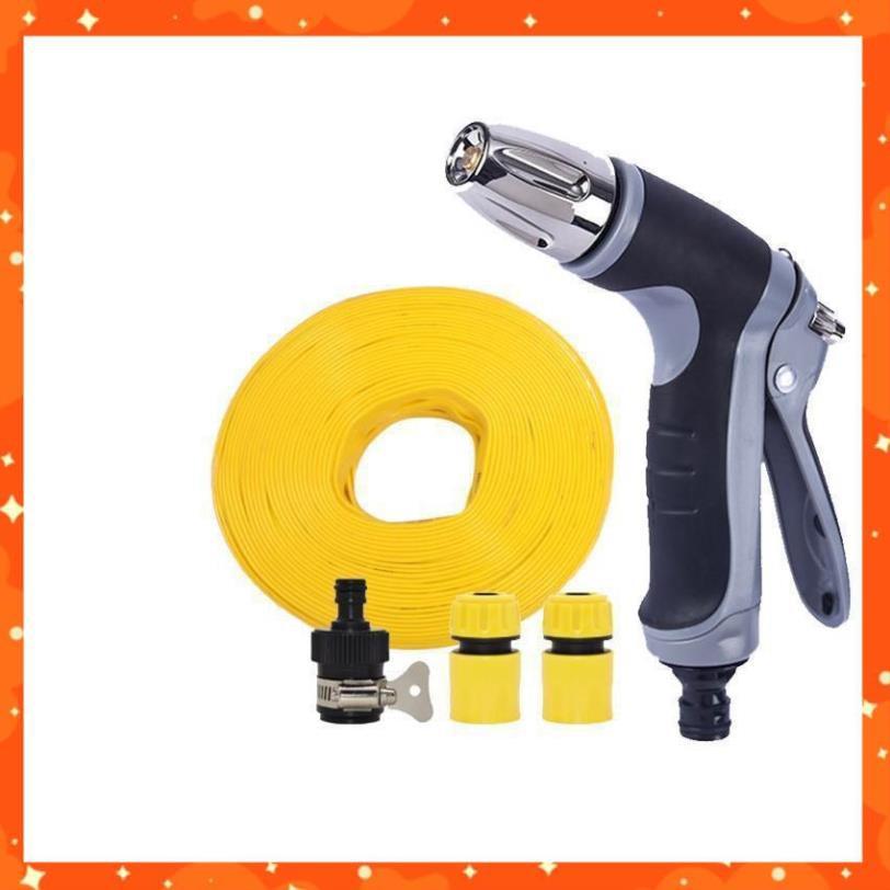 Bộ dây và vòi xịt rửa xe tưới cây tăng áp 7-10m 206817