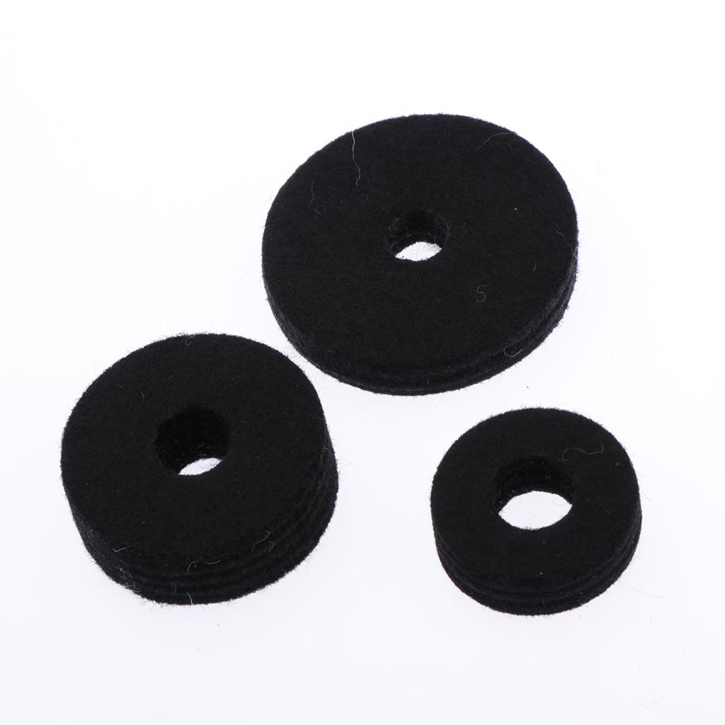 2x Drum Replacement Parts Accessories Cymbal Sleeves Washers Wing Nuts Felts